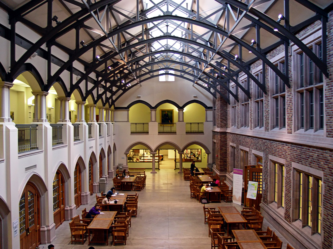 Interior of Mary Gates Hall, home of the University of Washington Information School (iSchool)