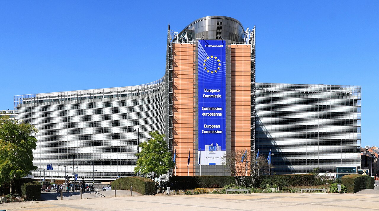 The Berlaymont building, European Commission headquarters in Brussels — origin of EU AI Act data governance obligations