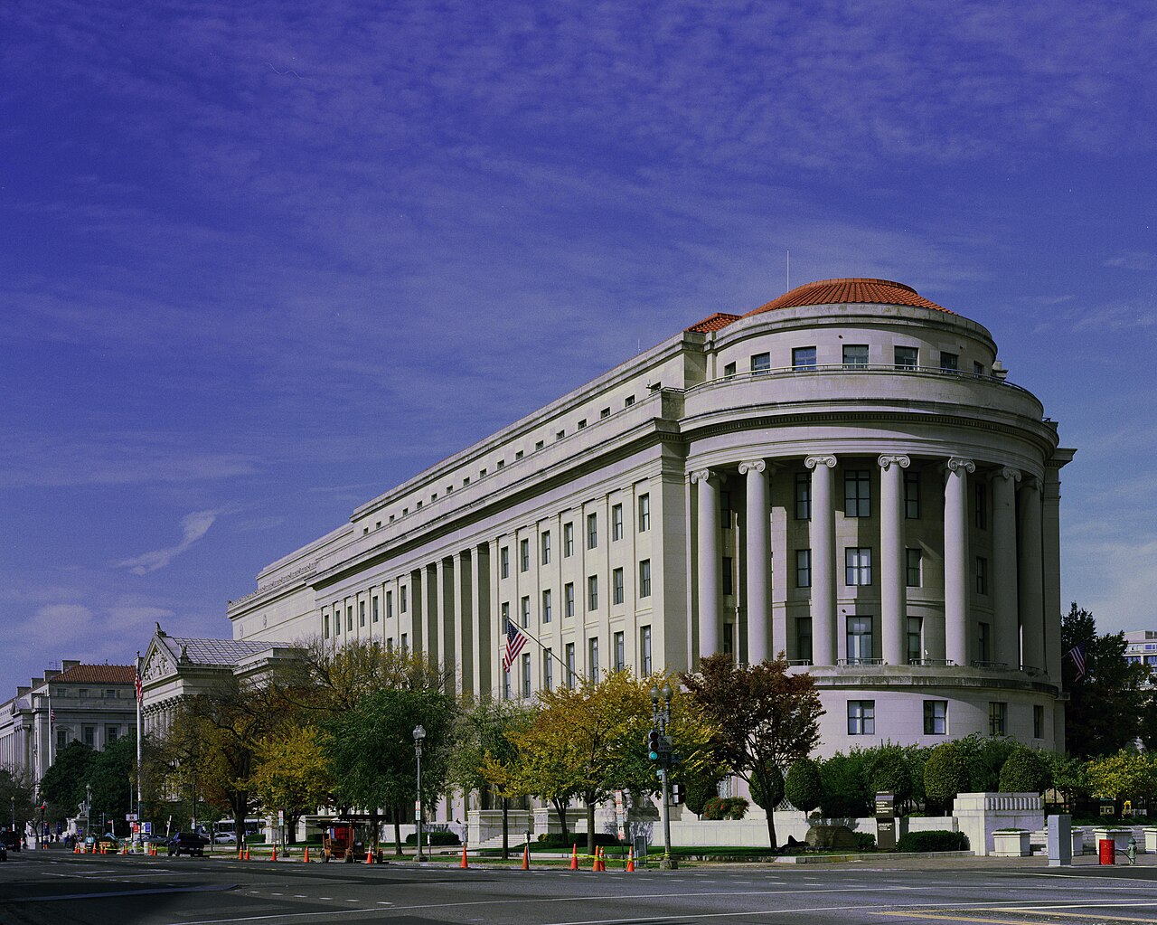 Exterior of the Apex Building, headquarters of the US Federal Trade Commission in Washington, D.C.