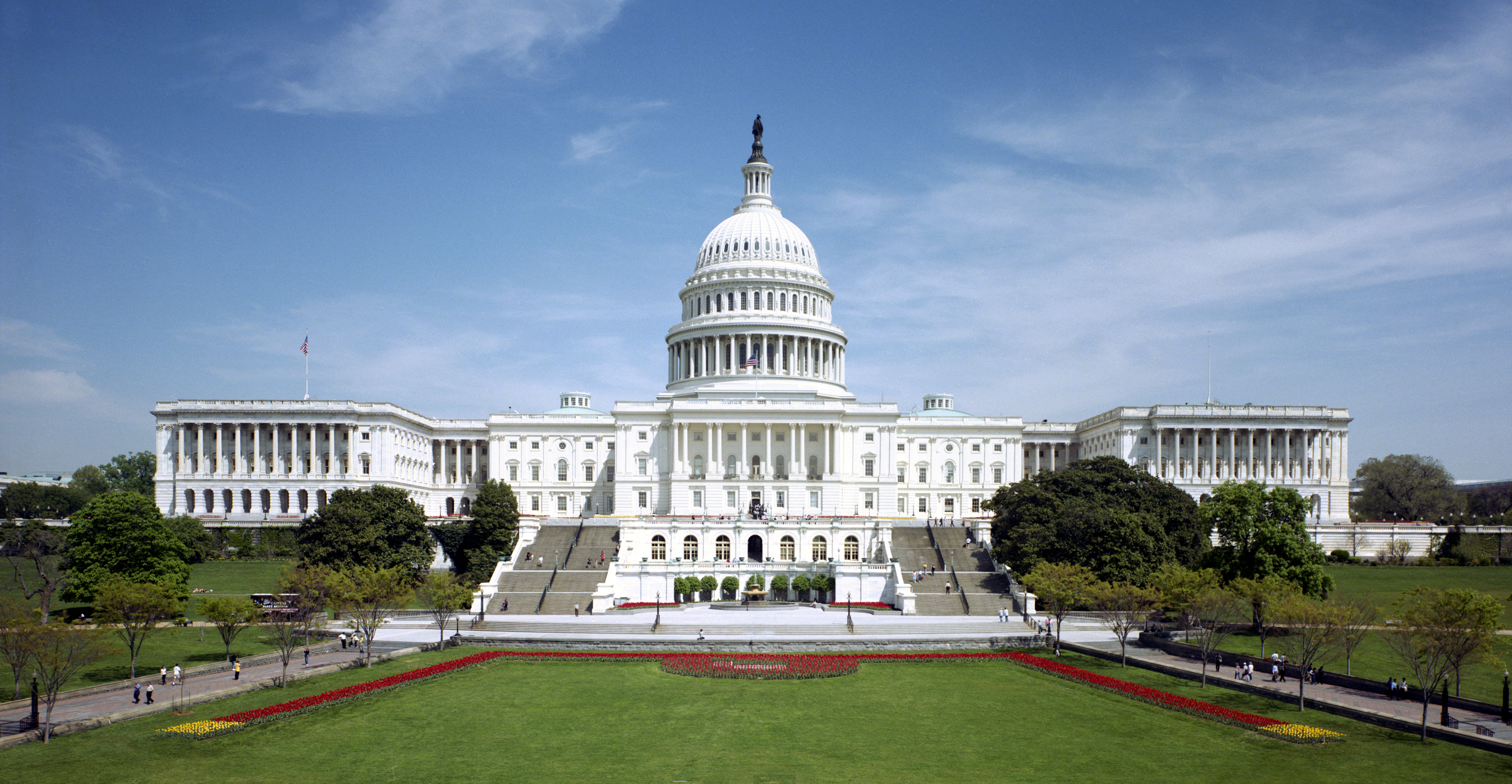 The U.S. Capitol, west front — where the bipartisan Great American AI Act discussion draft was introduced