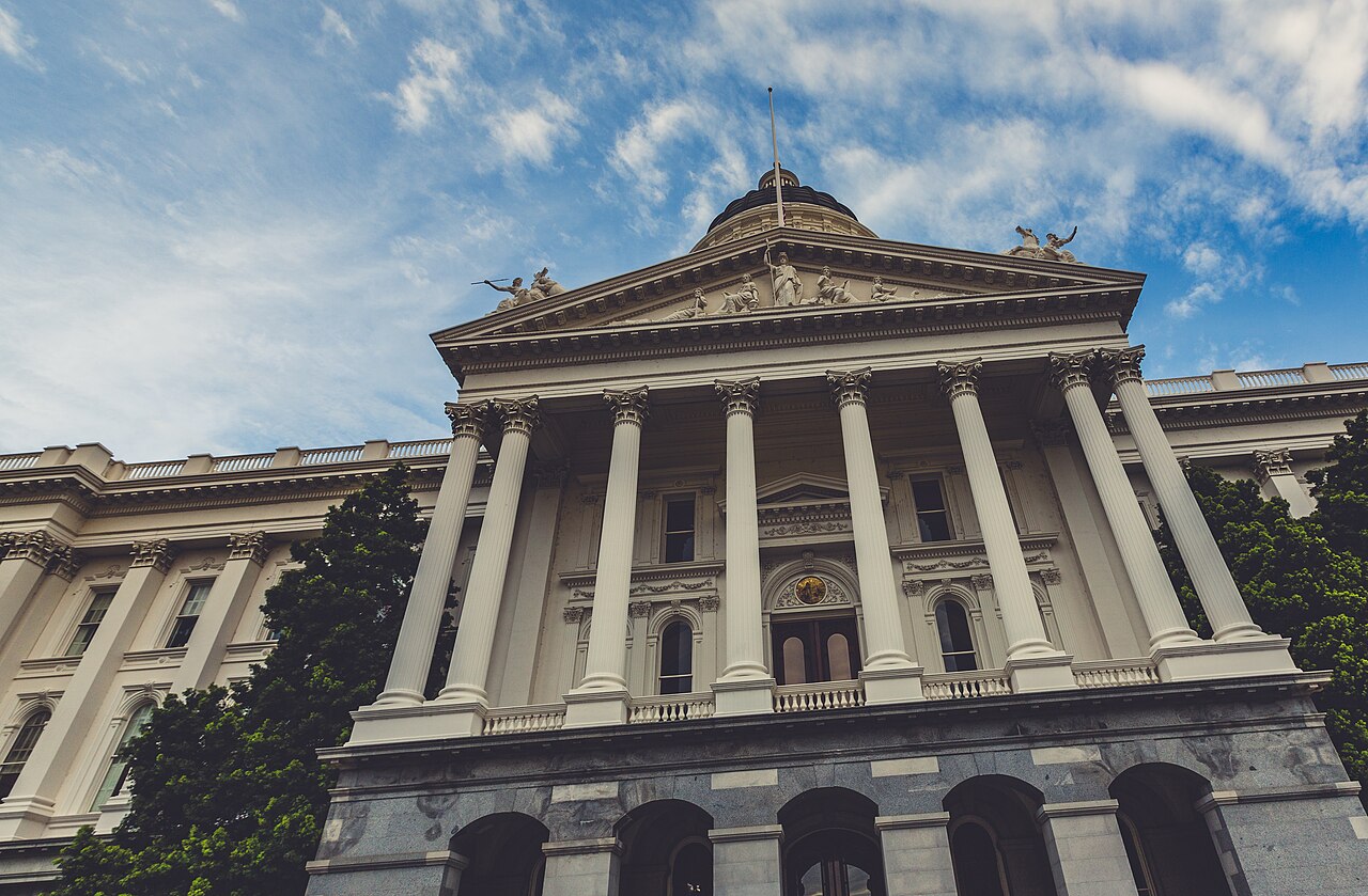 캘리포니아 주 의사당, 새크라멘토 — AB 2013 AI 학습 데이터 공개법이 통과된 곳