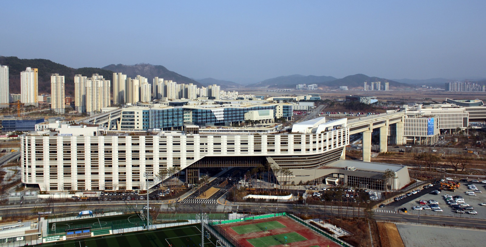 Government Complex Sejong — home to the Ministry of Science and ICT, which issued the 'AI for Everyone' call for proposals