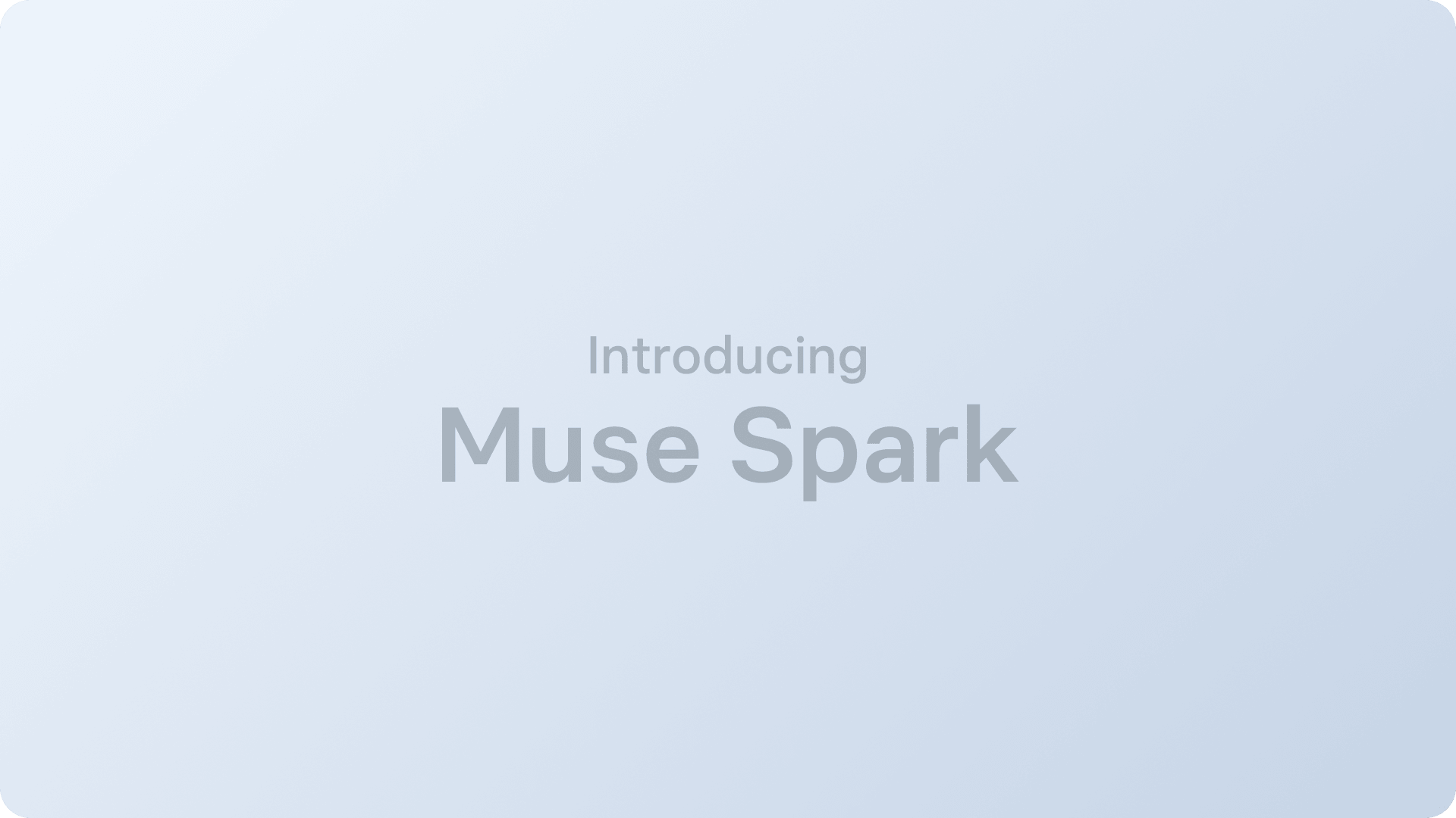 Meta Muse Spark 공식 발표 — Meta Superintelligence Labs의 첫 번째 AI 모델