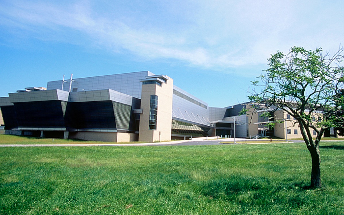 Exterior of the NIST Advanced Measurement Laboratory building, Gaithersburg, Maryland