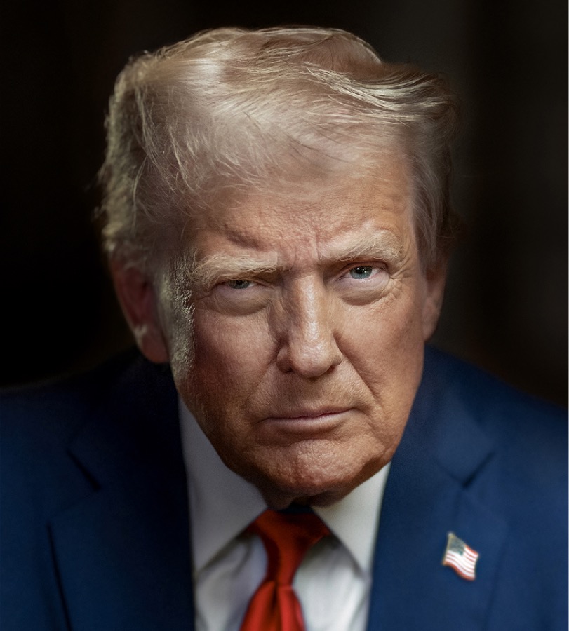 Official portrait of President Trump, who called the accord morally binding