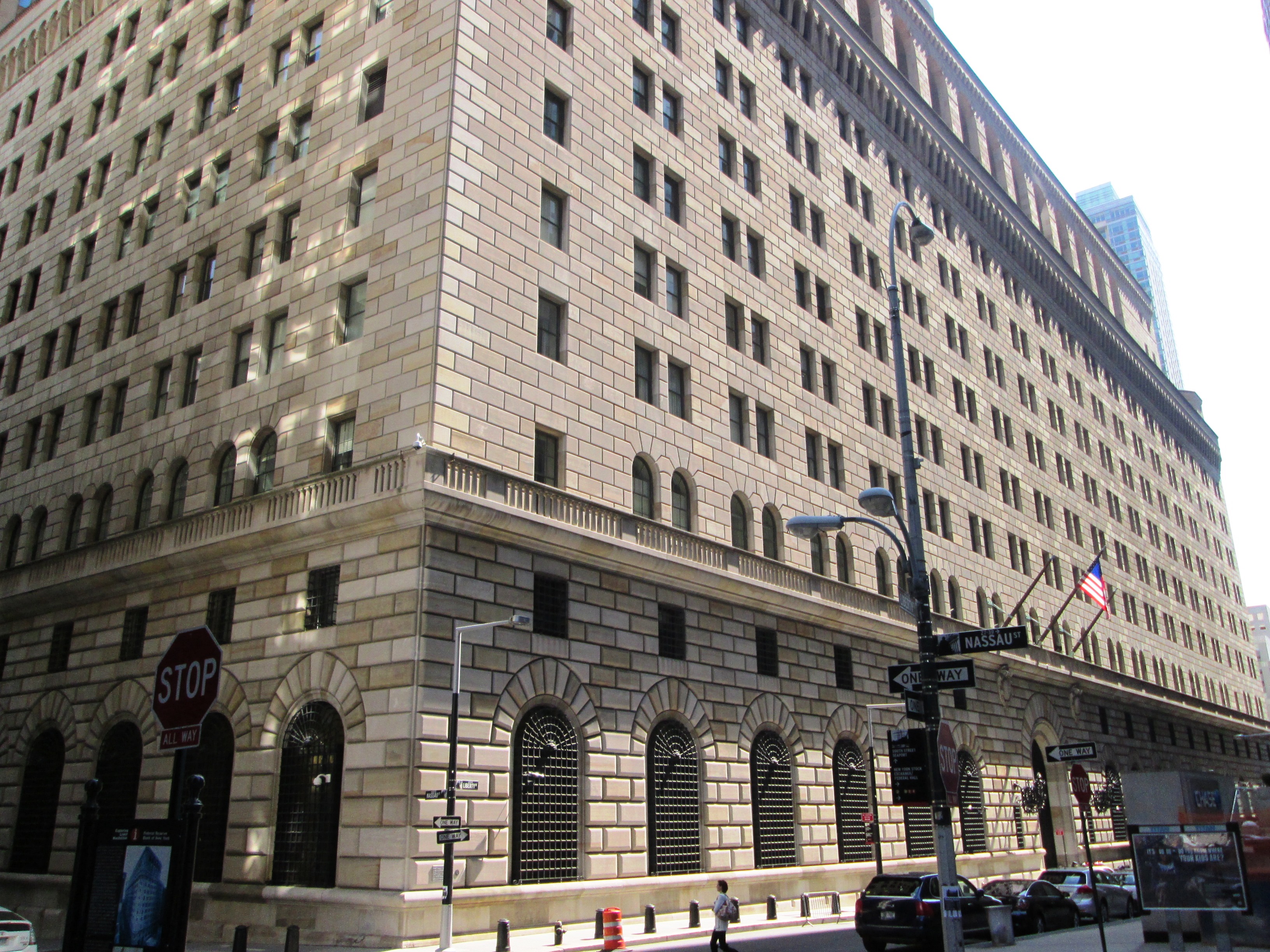 Federal Reserve Bank of New York building — 33 Liberty Street, Manhattan financial district