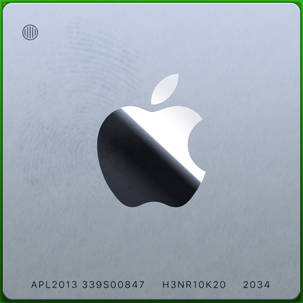Apple Silicon processor — the up-front investment that drives the marginal cost of on-device inference toward zero