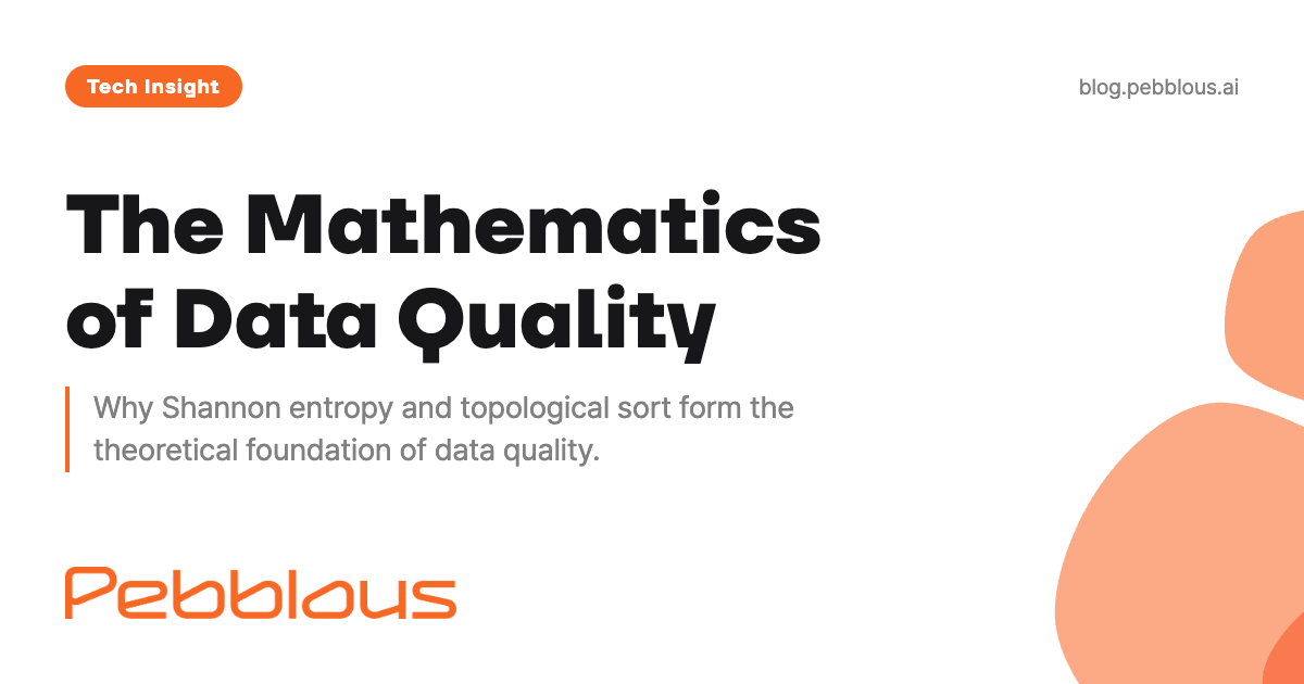 Quality Math The Mathematics of Data Quality — Entropy and Topological Sort ...