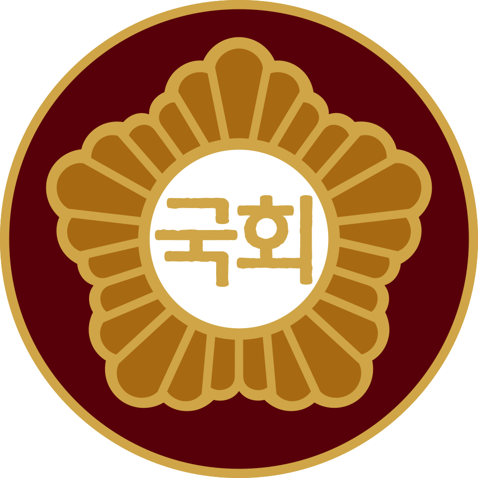 Emblem of the National Assembly of Korea, where the Digital Asset Basic Act was introduced