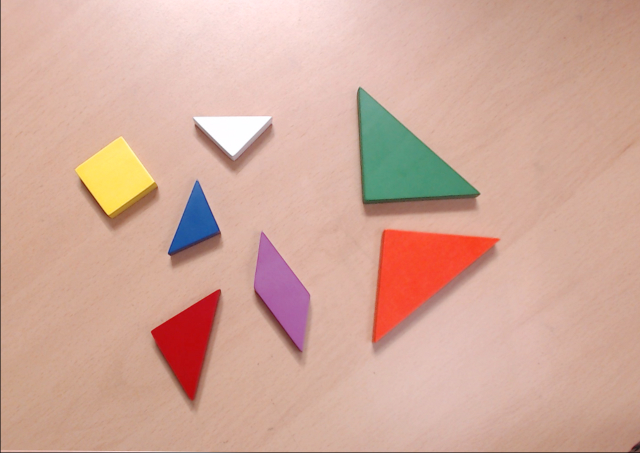 Tangram Alive — Input image (color tangram pieces)