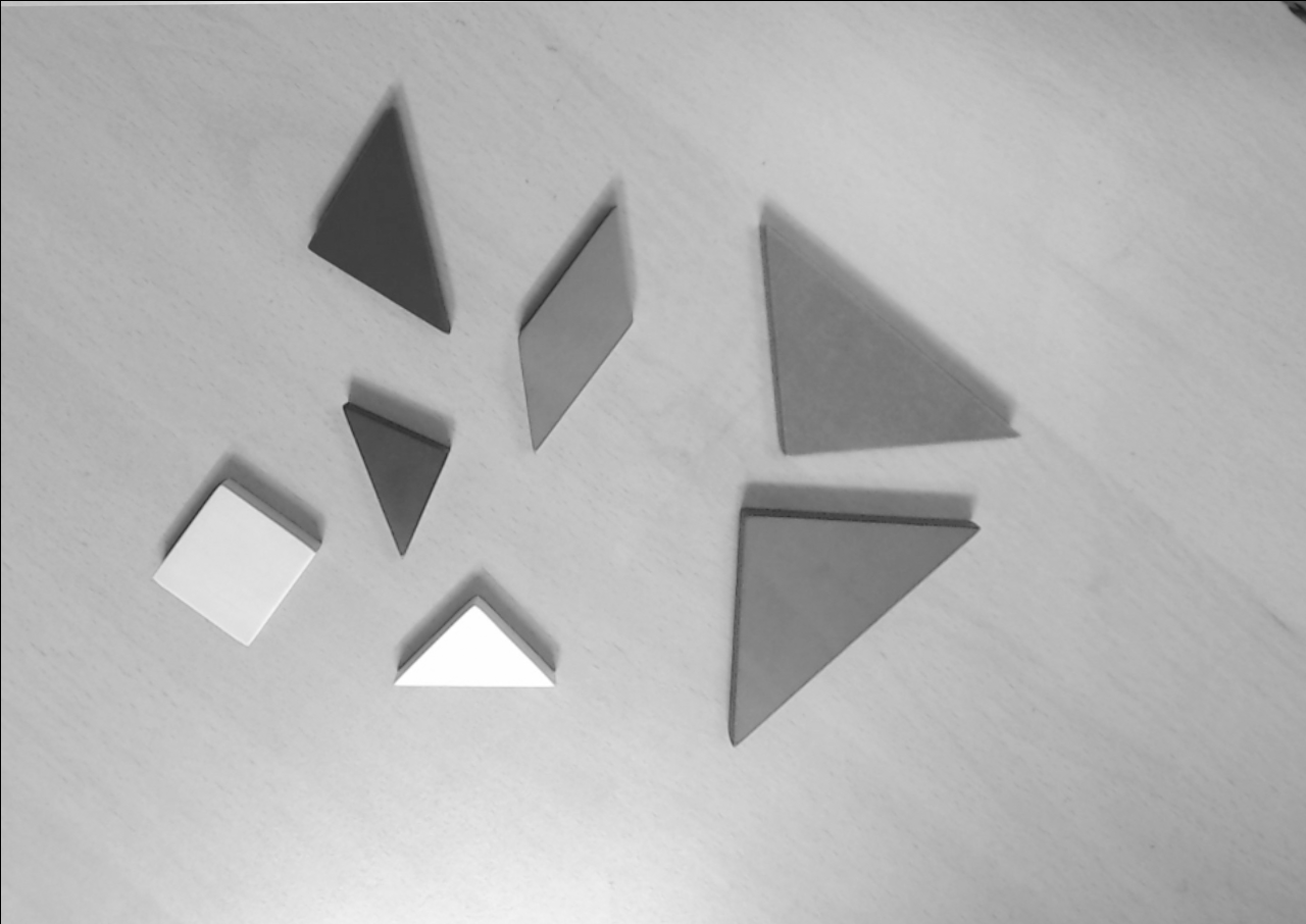 Tangram Alive — Pose estimation result (Hausdorff distance-based)