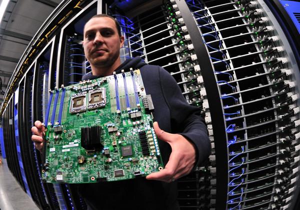 A server board being installed at a Meta data center — the kind of pre-commencement equipment that sits in the notes rather than on the balance sheet