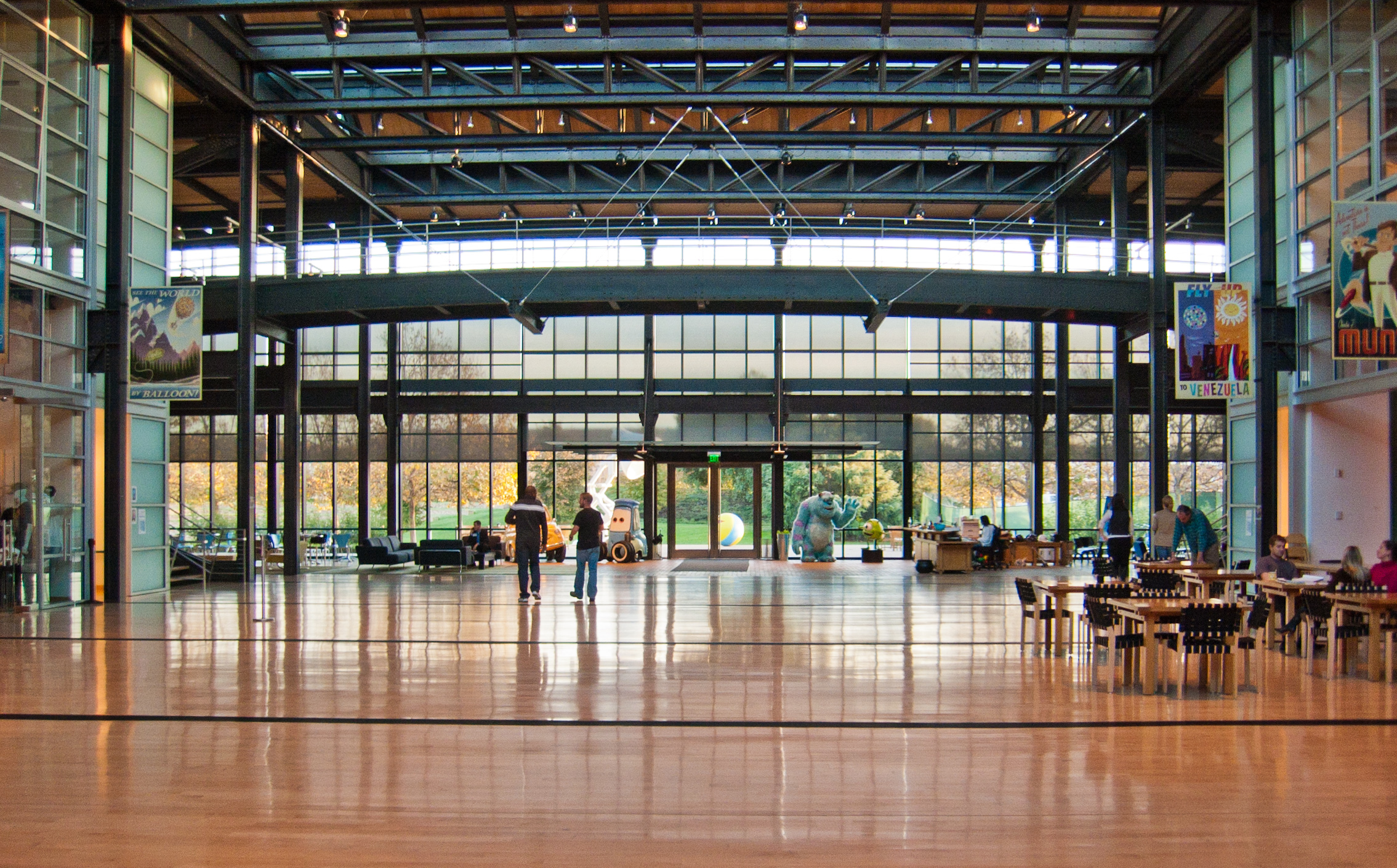Pixar Animation Studios atrium — the birthplace of OpenUSD